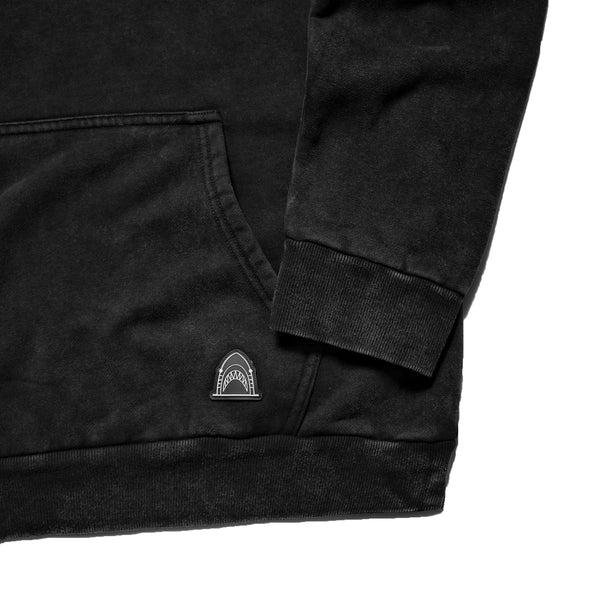 "Vintage" Black Hoodie
